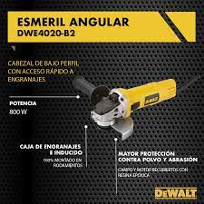 Esmeriladora Angular 4-1/2" 800 W, DWE4020